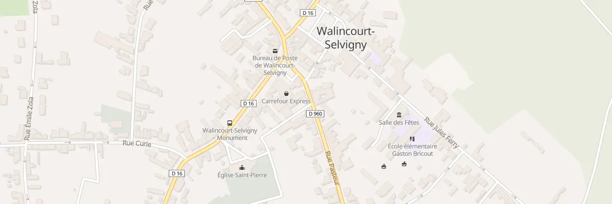 Plan du 8 Rue Pasteur à Walincourt-Selvigny