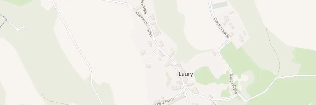 Plan du 9 Rue de Juvigny à Leury
