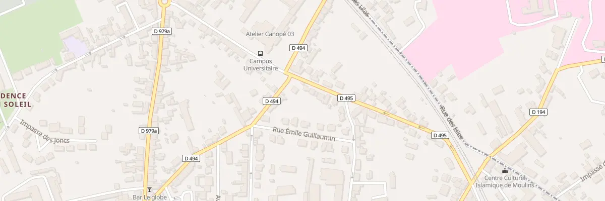 Plan du 35 Rue des Geais à Moulins