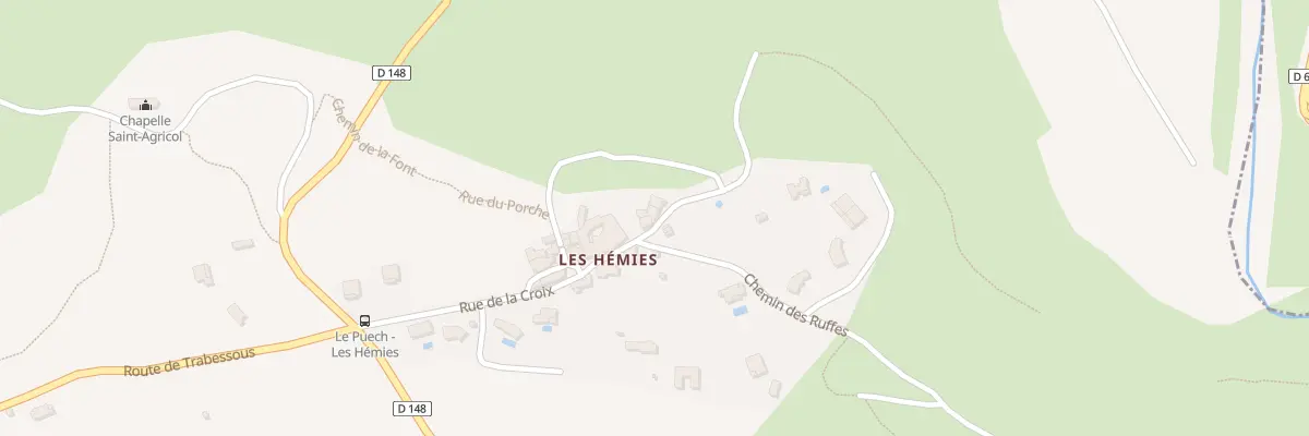 Plan du 15 Che des Ivernenques Hemies au Bosc