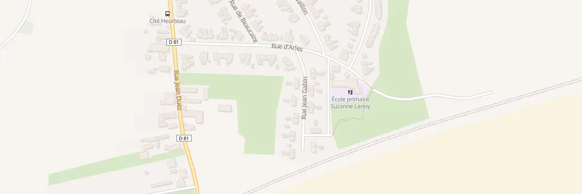 Plan du 6 Rue Jean Gabin à Hornaing