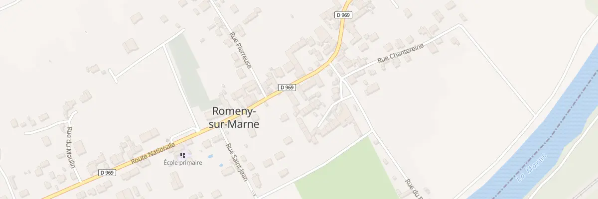 Plan du 23 Rte Nationale à Romeny-sur-Marne