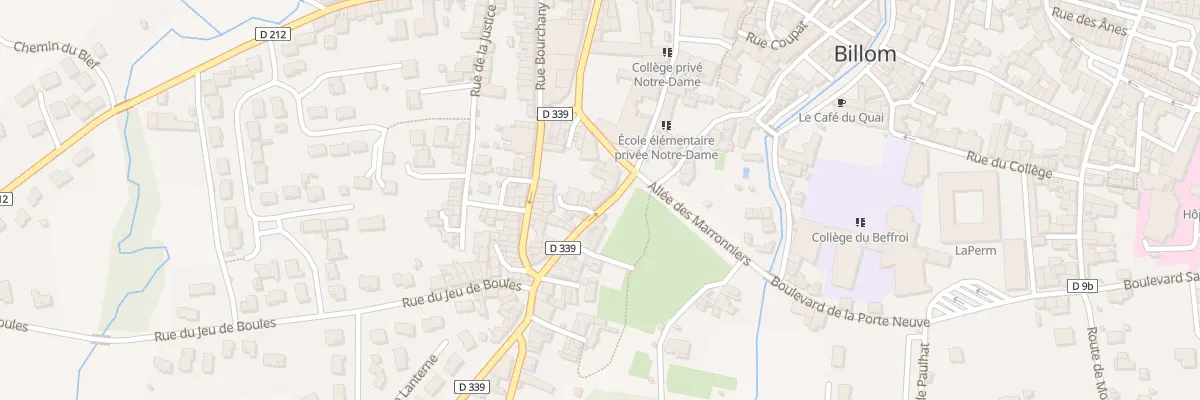 Plan du 24 Rue du Montmouchet à Billom