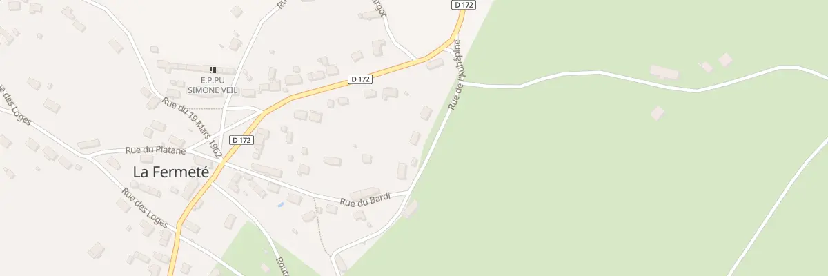 Plan du 3 Rue de l’Aubépine à La Fermeté