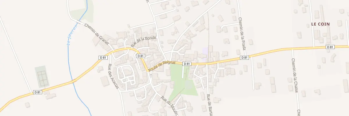 Plan du 2 Rue de la Fontaine à Espirat