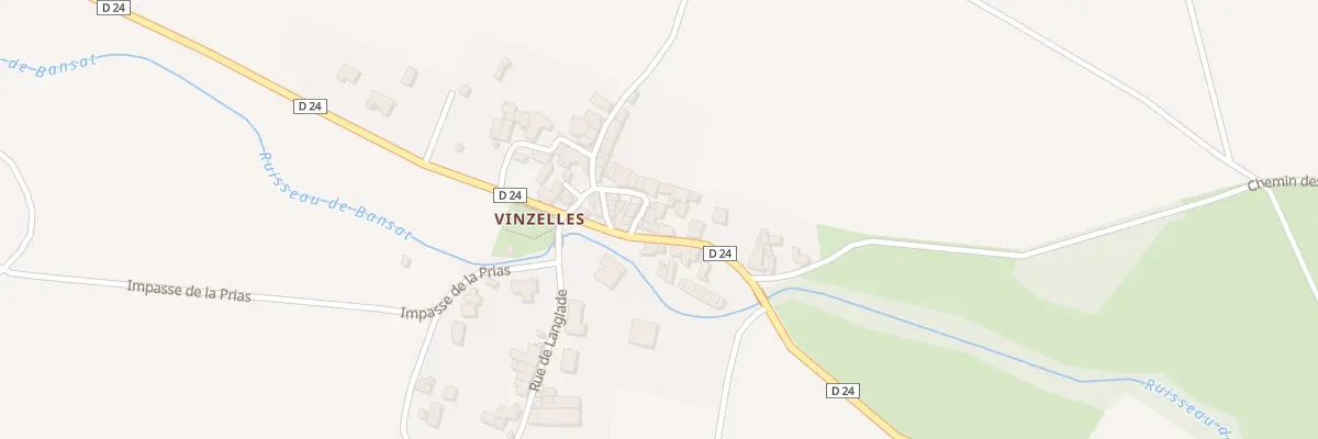 Plan du 8 Rue du Pont Vinzelles à Bansat