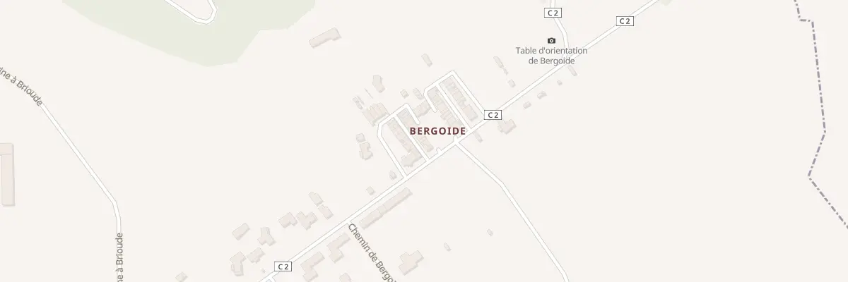 Plan du 5658 Bergoide à Vergongheon