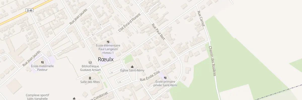 Plan du 9 Rue Condorcet à Rœulx