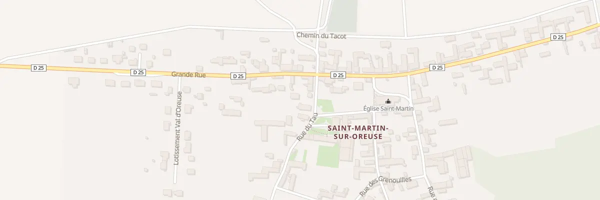Plan du 6 Rue du Tau St Martin à Thorigny-sur-Oreuse