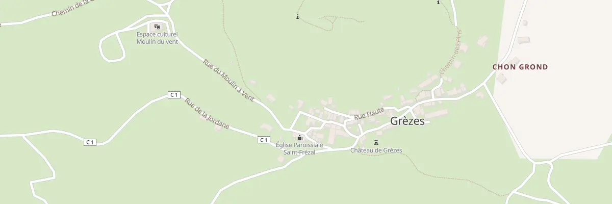 Plan du 5128 Grezes à Grèzes