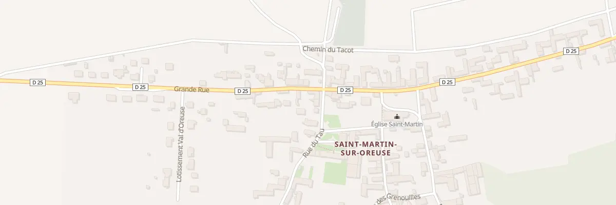 Plan du 4 Rue du Tau Saint Martin à Thorigny-sur-Oreuse