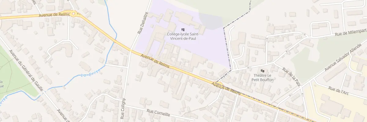 Plan du 21 Av de Reims à Soissons