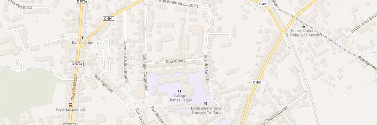 Plan du 23 Rue Albert à Moulins