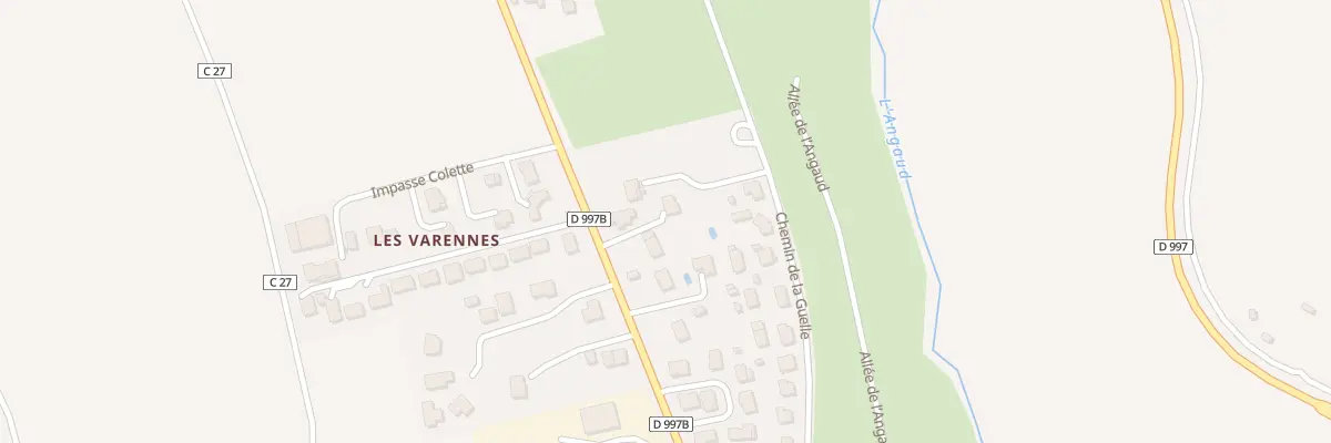 Plan du 9020 Rte de Clermont à Billom