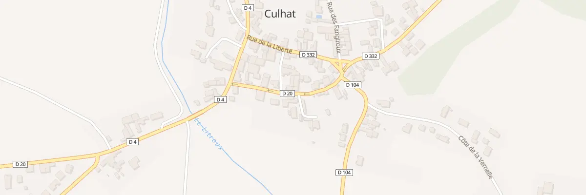 Plan du 2 Imp de la Pichotte à Culhat