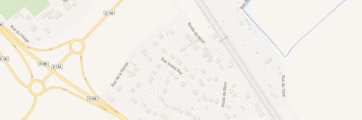Plan du 10 Rue André Roy à Cézy