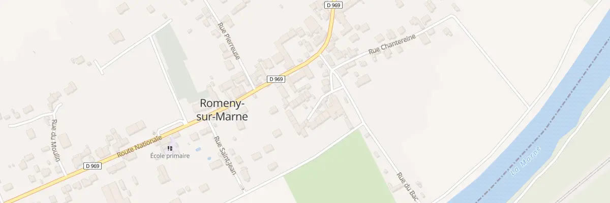 Plan du 6 Rue du Clos de la Recette à Romeny-sur-Marne
