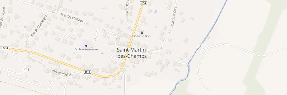Plan du 4 Rue Henriette Lecocq à Saint-Martin-des-Champs