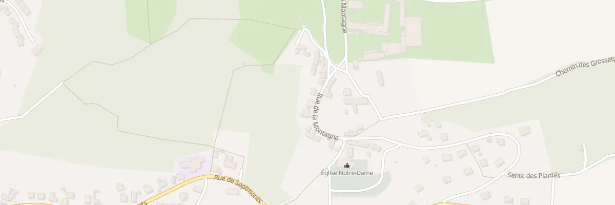 Plan du 27A Rue de la Montagne à Bernoy-le-Château