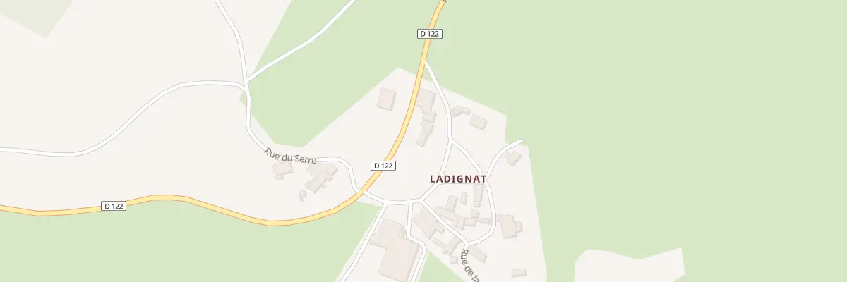Plan du 5063 Ladignat à Mercœur