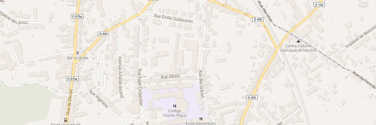 Plan du 35 Rue des Greves à Moulins