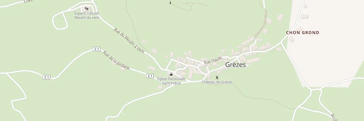 Plan du 5023 Grezes à Grèzes