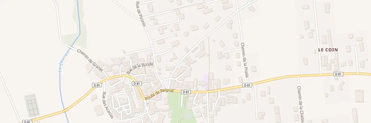 Plan du 14 Rue de la Fontaine à Espirat