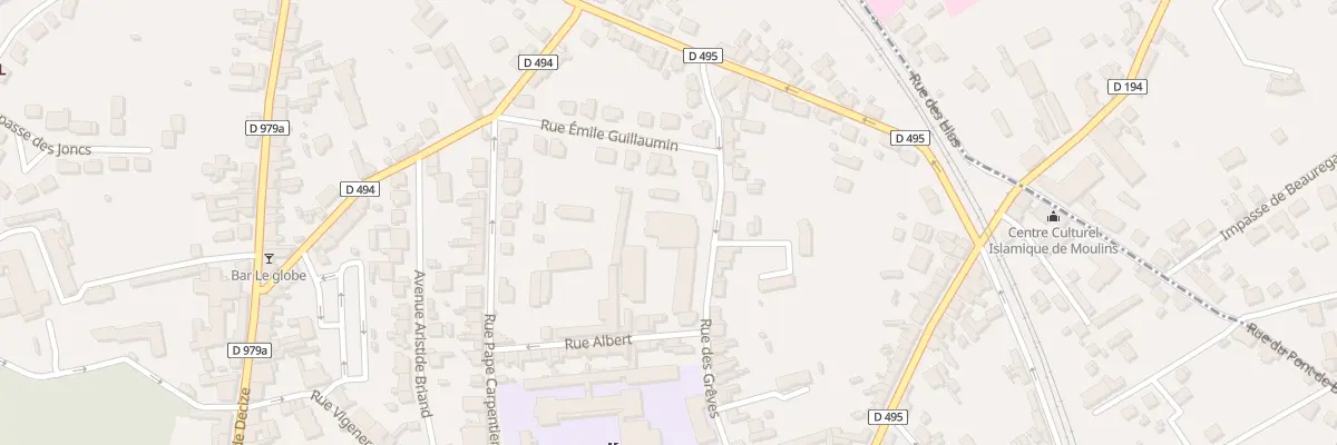 Plan du 41 Rue des Greves à Moulins