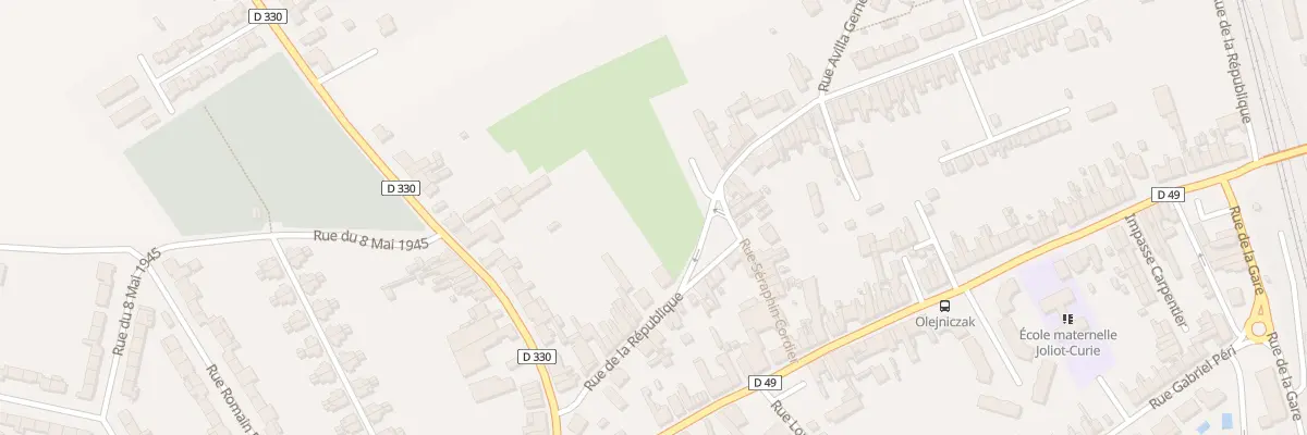 Plan du 30 Rue de la République à Rœulx
