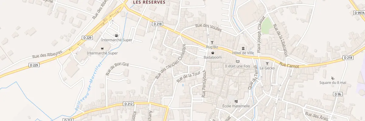 Plan du 11 Rue de l’Ancien Cimetière à Billom