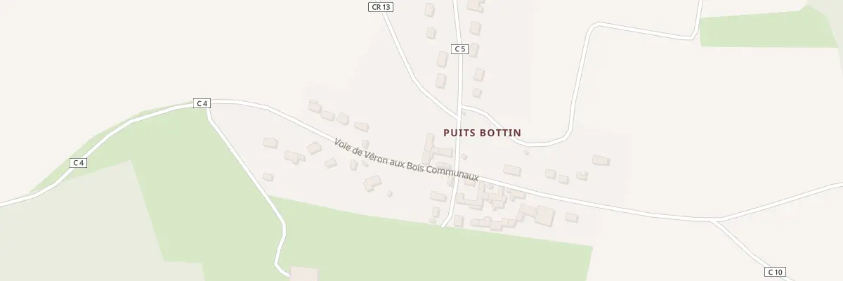 Plan du 9 Ham du Puits Bottin à Véron