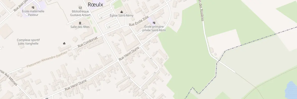 Plan du 9 Rue Henri Durre à Rœulx