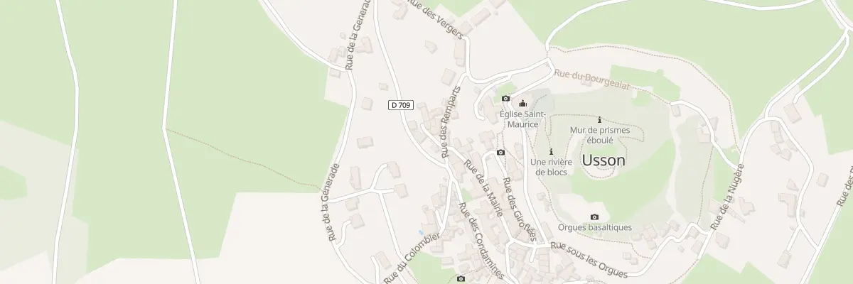 Plan du 5014 Usson à Usson