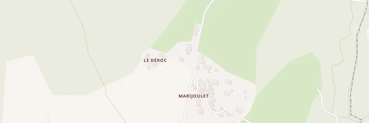 Plan du 5655 Marijoulet à Chanac