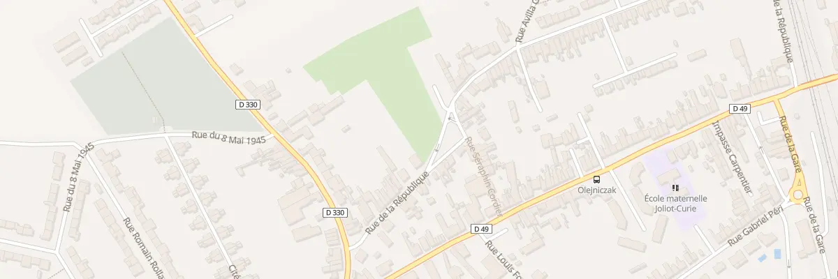 Plan du 26 Rue de la République à Rœulx