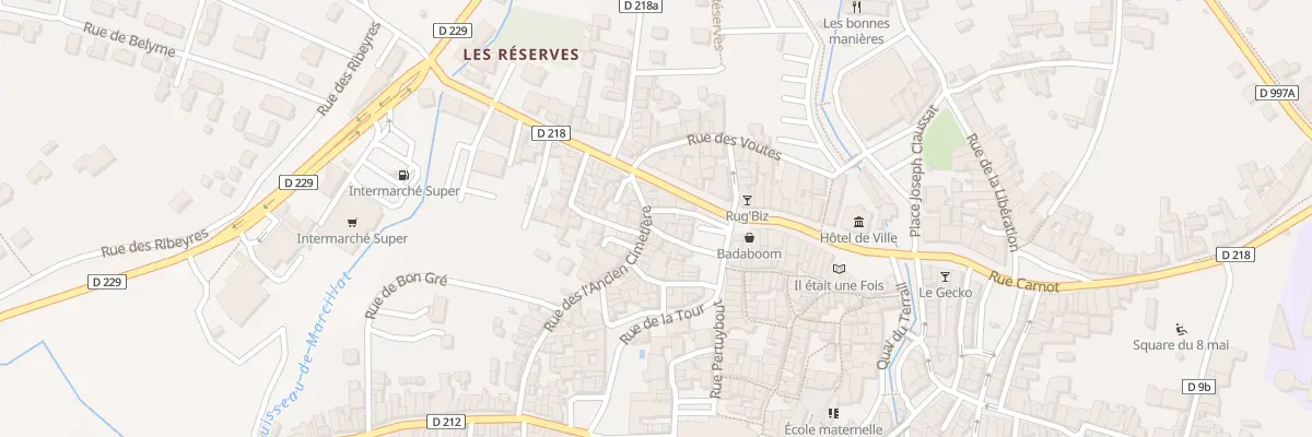 Plan du 5 Rue de l’Ancien Cimetière à Billom