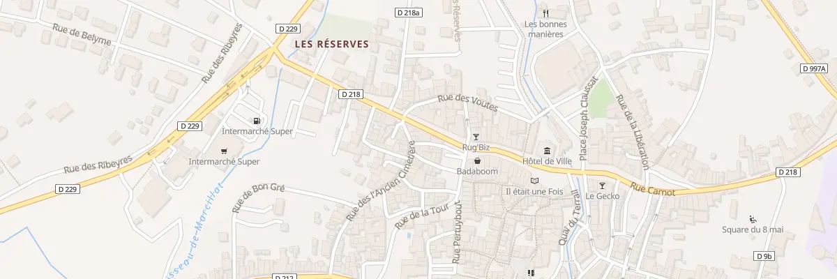 Plan du 2B Pl du Vigheot à Billom