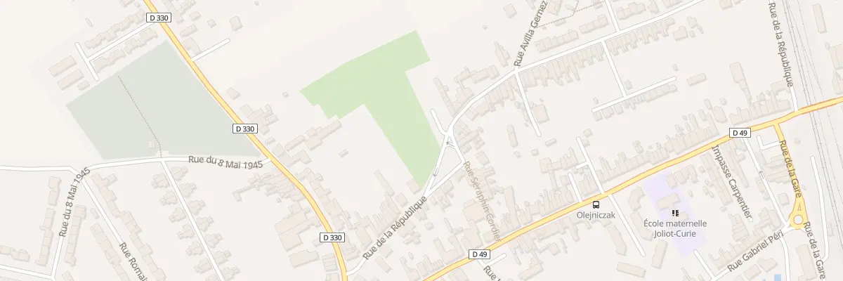 Plan du 36 Rue de la République à Rœulx