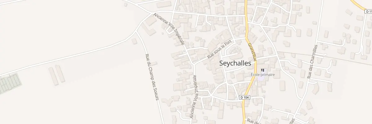 Plan du 8 Rue Ancienne Voie Imperiale à Seychalles
