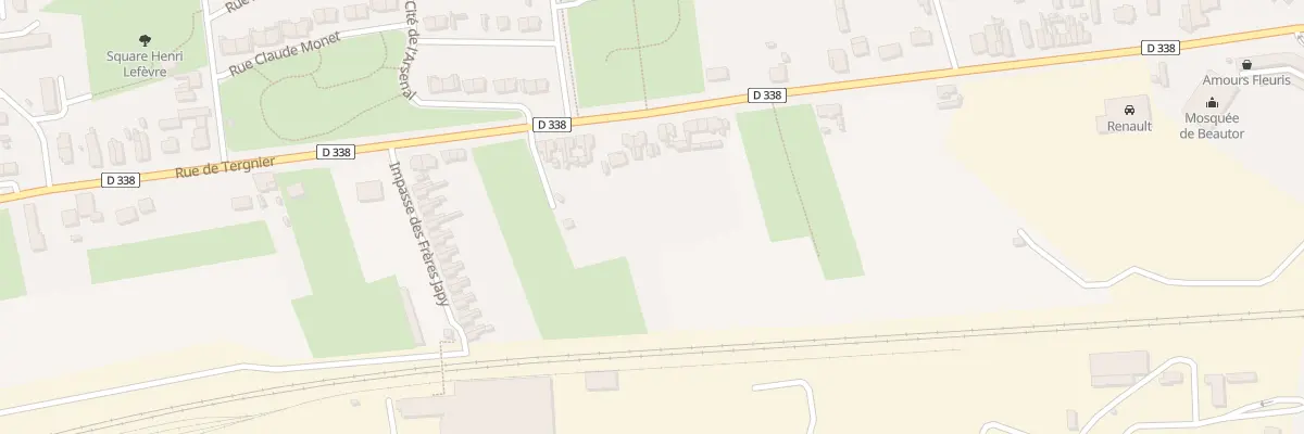 Plan du 71 Rue de Tergnier à Beautor