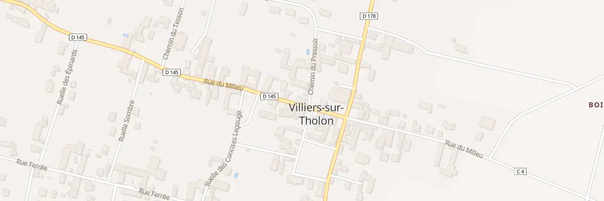 Plan du 9022 Rue du Milieu à Montholon