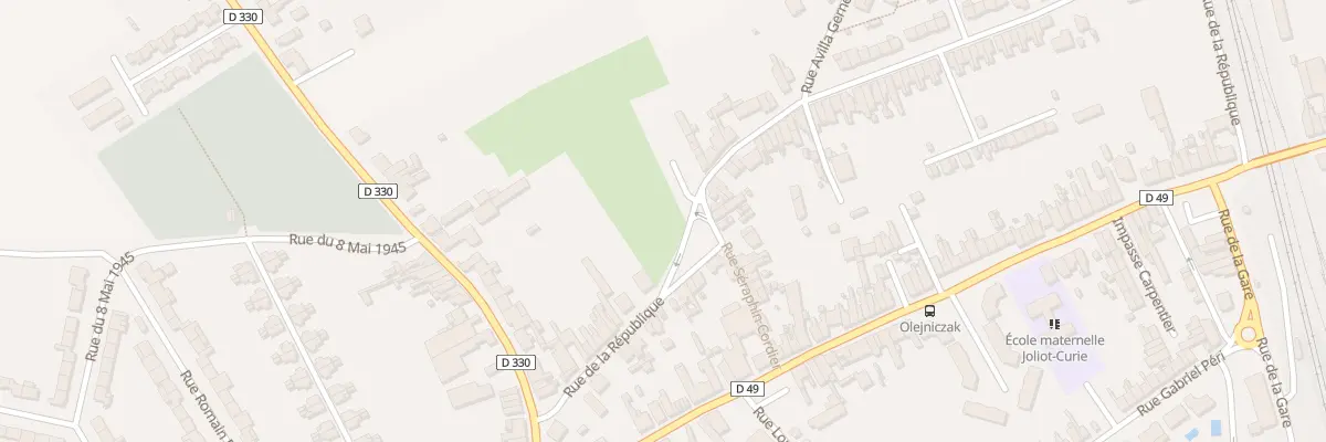 Plan du 34 Rue de la République à Rœulx