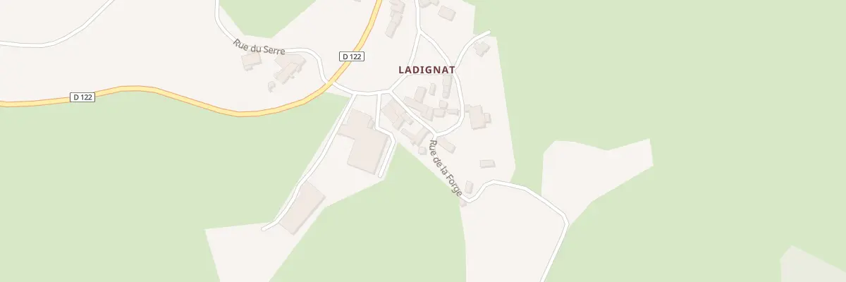 Plan du 5057 Ladignat à Mercœur