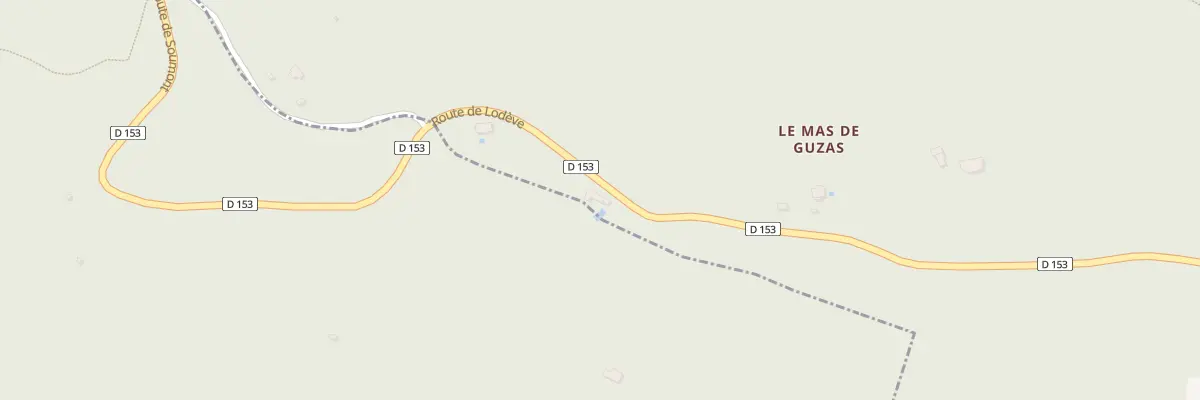 Plan du 5063F Mas de Guzas à Soumont