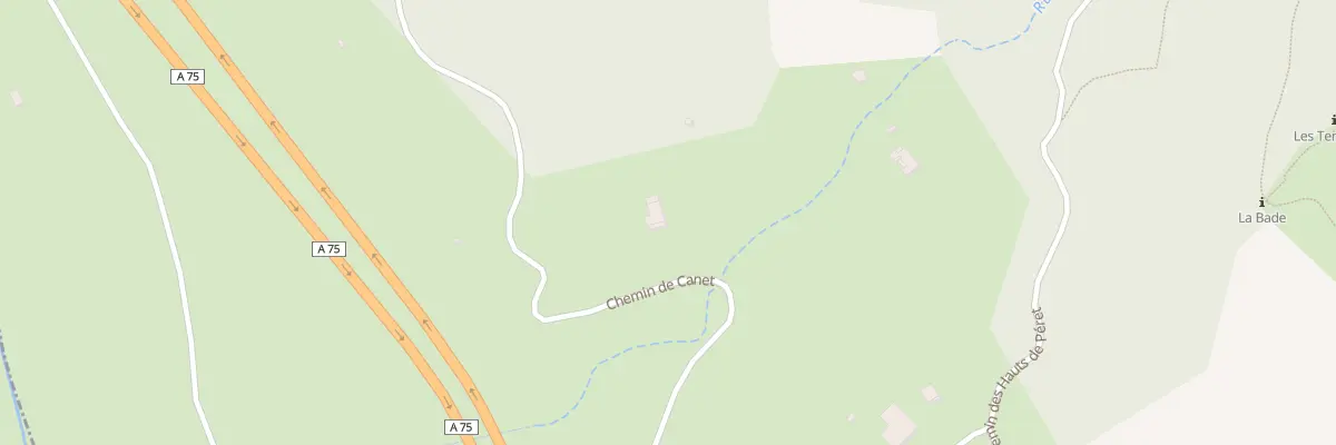 Plan du 567 Che de Canet à Soubès