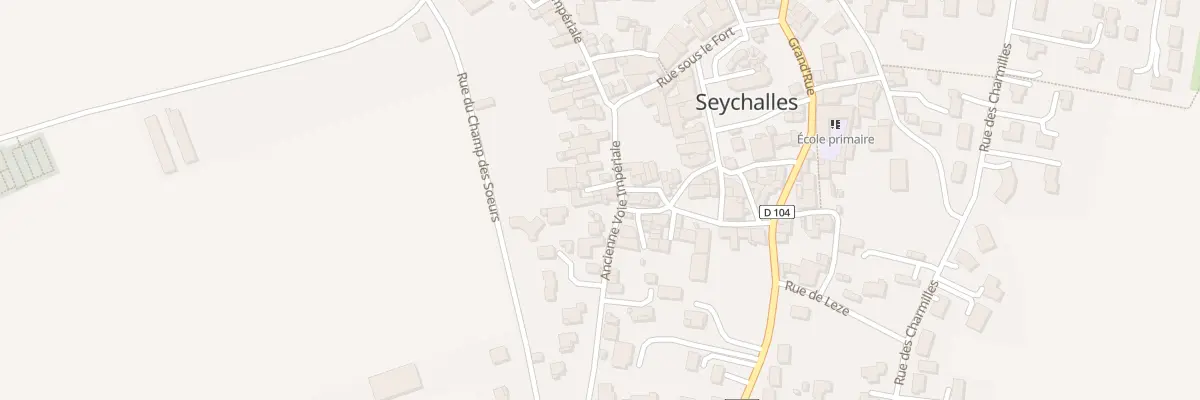 Plan du 20 Rue Ancienne Voie Imperiale à Seychalles