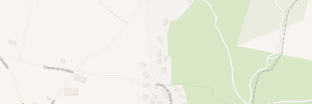 Plan du 70 Rte de Marijoulet à Chanac