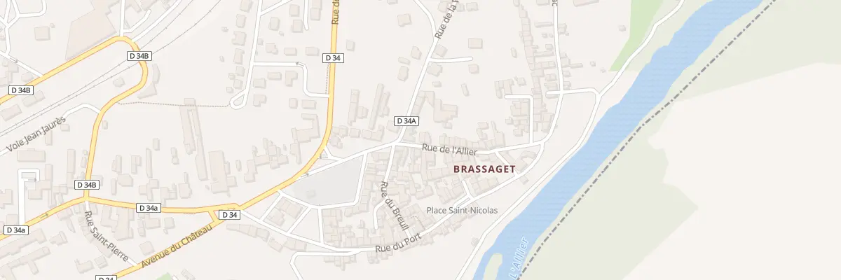 Plan du 3 Rue de l’Allier à Brassac-les-Mines