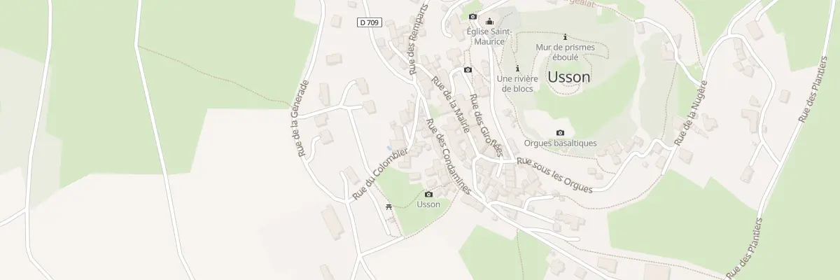Plan du 5010 Usson à Usson