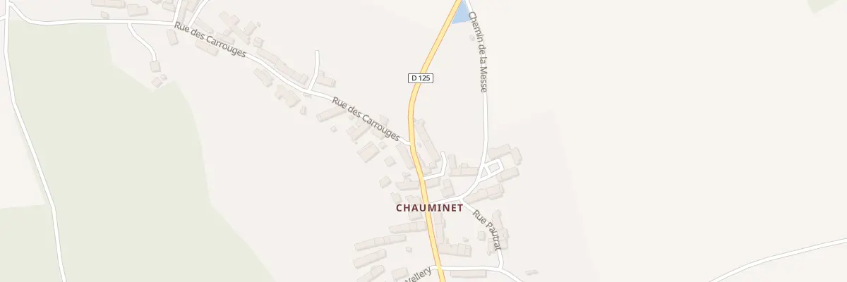 Plan du 7 Grande Rue de Chauminet à Sougères-en-Puisaye
